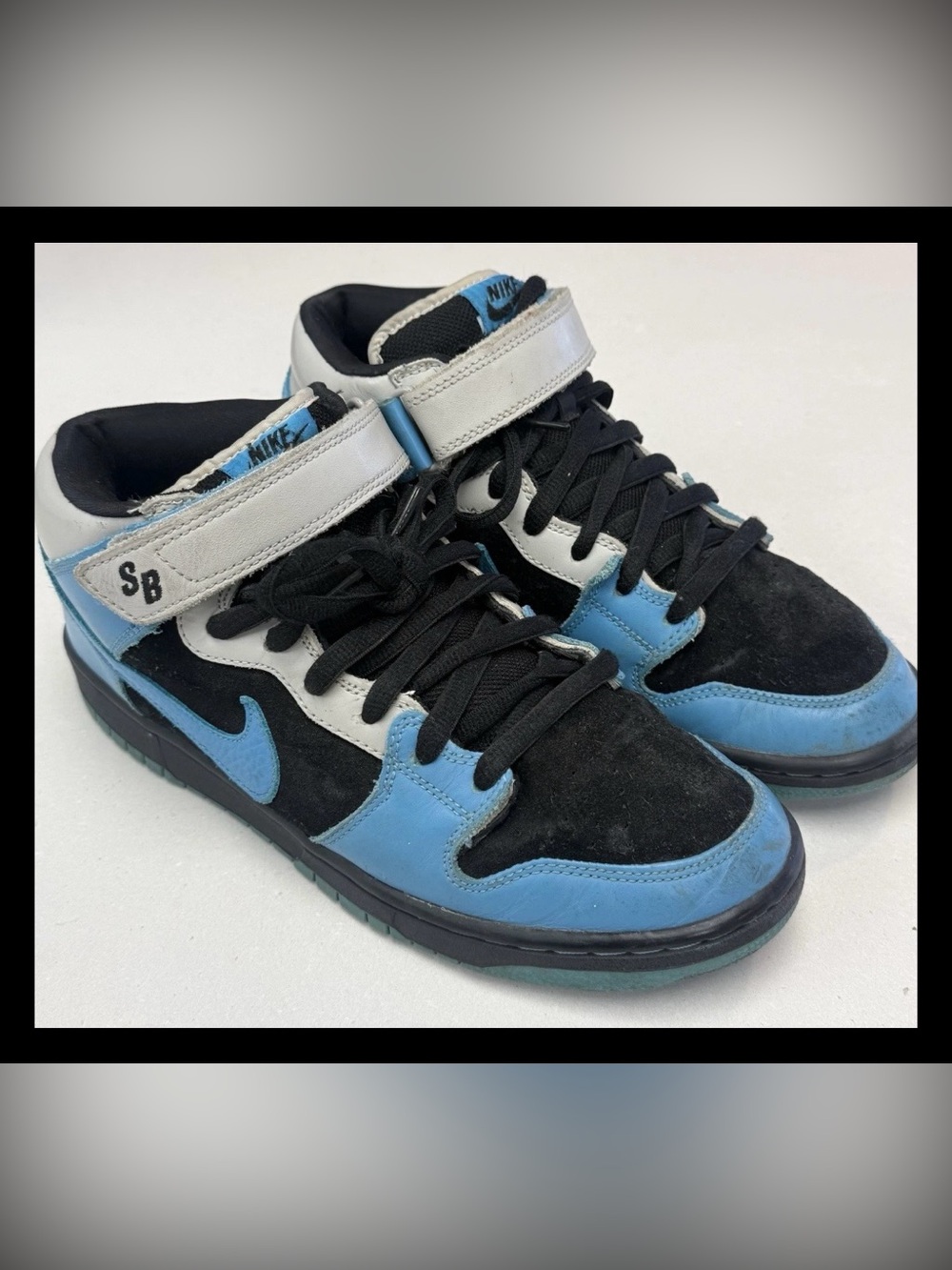 Nike SB Dunk Mid Pro "Aqua Fuel Blue" SKU: 314383-041 Size 10